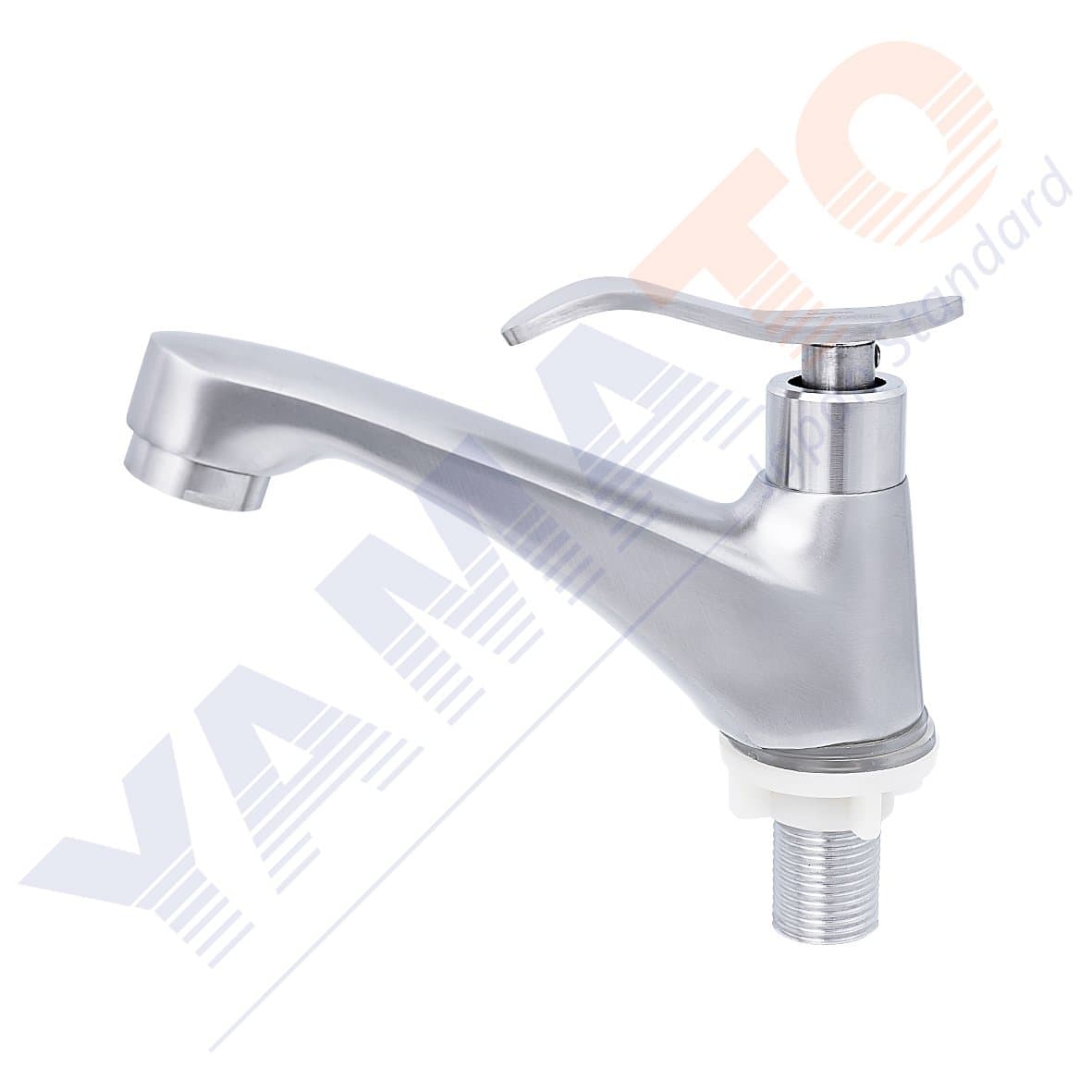 Vòi lavabo lạnh vòi chậu rửa mặt lạnh vòi lavabo lạnh chuẩn inox 304 dùng cho bồn rửa mặt nhà tắm vòi nước Yamato YLVI02 kèm dây cấp nước Vòi