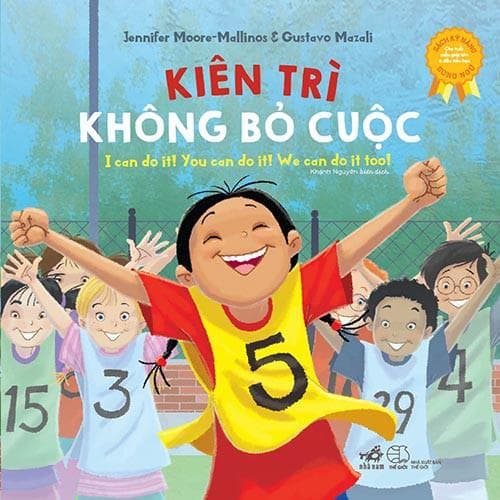 Sách Sách Kỹ Năng Song Ngữ Kiên Trì Không Bỏ Cuộc tặng kèm bookmark thiết kế