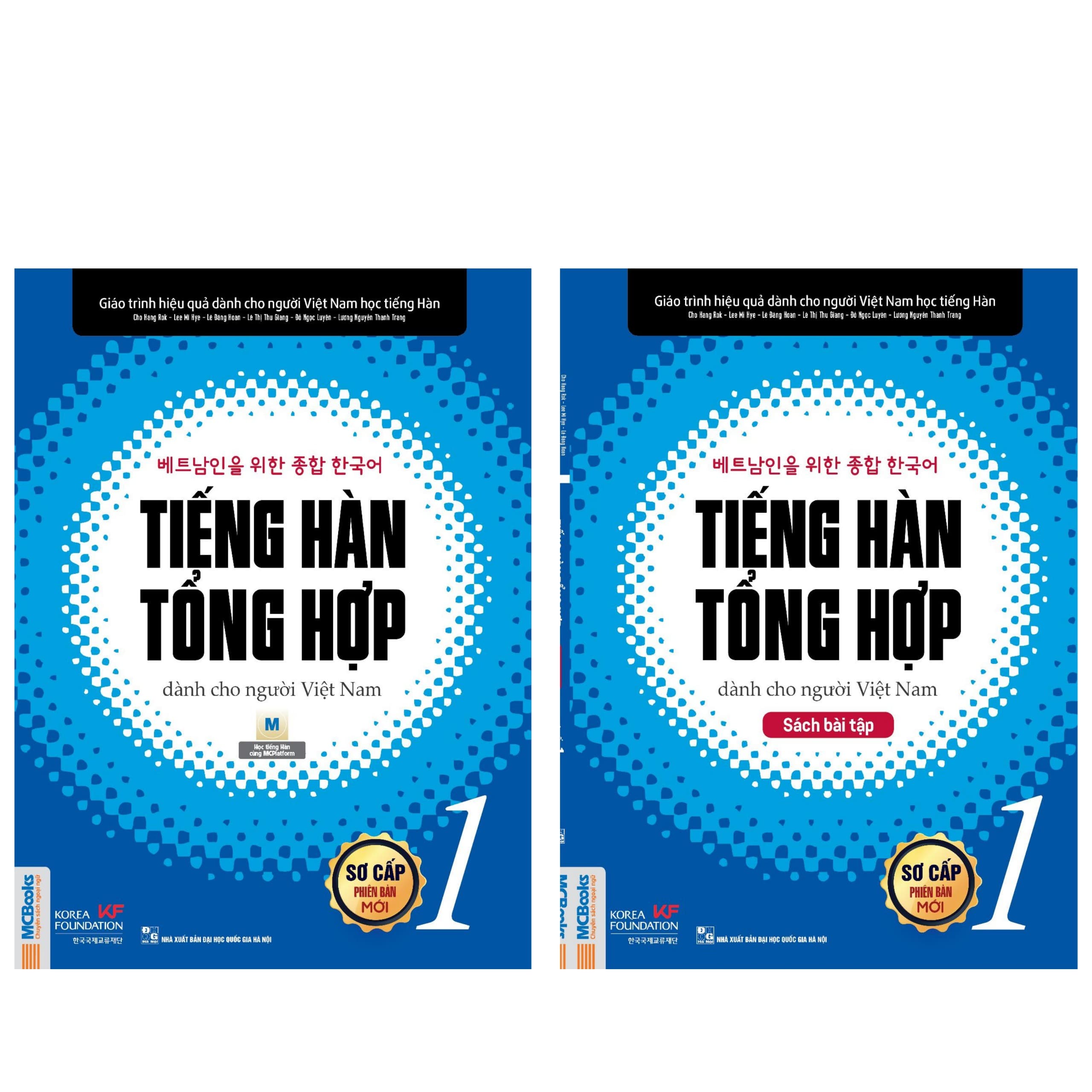Combo Tiếng Hàn Tổng Hợp Dành Cho Người Việt Nam Sơ Cấp 1 Gíao Trình Bài Tập Bộ Sách Học Tiếng Hàn Hiệu Qủa Dành Cho Người Mới Bắt Đầu Tặng Kèm Bookmark Green Life
