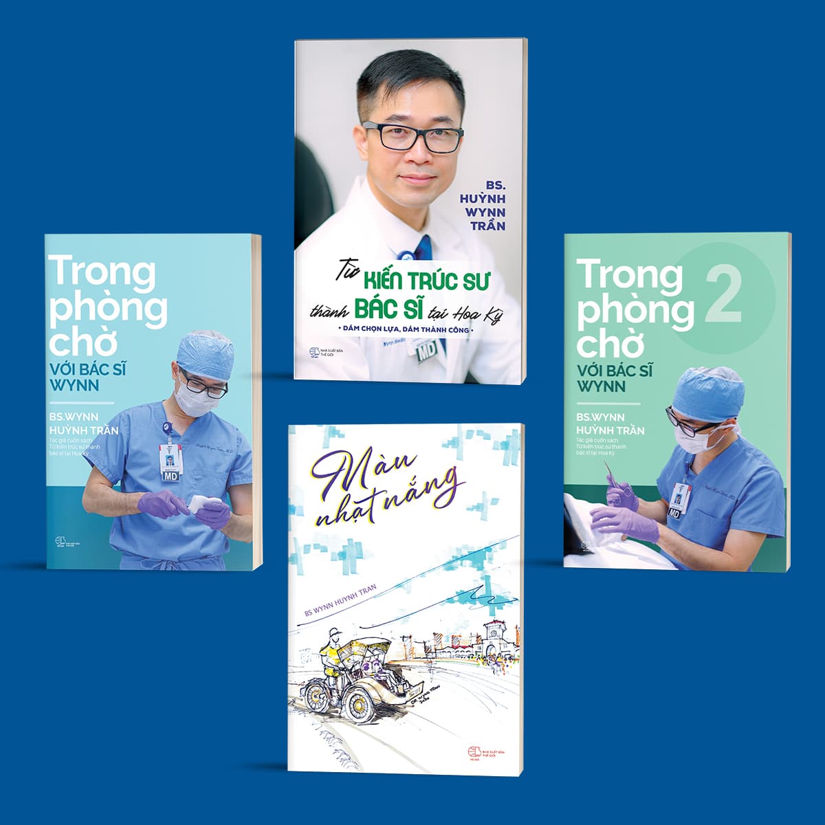Trọn bộ 4 cuốn Trong phòng chờ với BS Wynn tập 12 Màu nhạt nắng Từ Kiến trúc sư thành Bác sĩ tại Hoa Kỳ