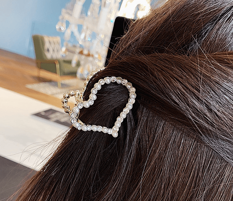 Kẹp tóc ngọc trai kẹp gấp sau tóc