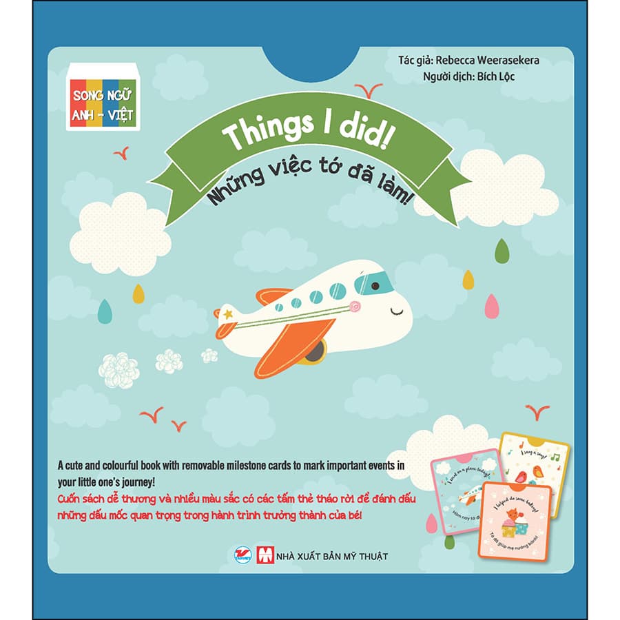 Sách Tương Tác Things I did Những Việc Tớ Đã Làm Song Ngữ Anh Việt