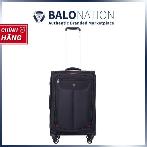 Vali Kéo Vải Du Lịch SAKOS WINNER 7 Size L 28inch Ký Gửi Đại Khóa TSA Chống Thấm Trượt Nước Đen