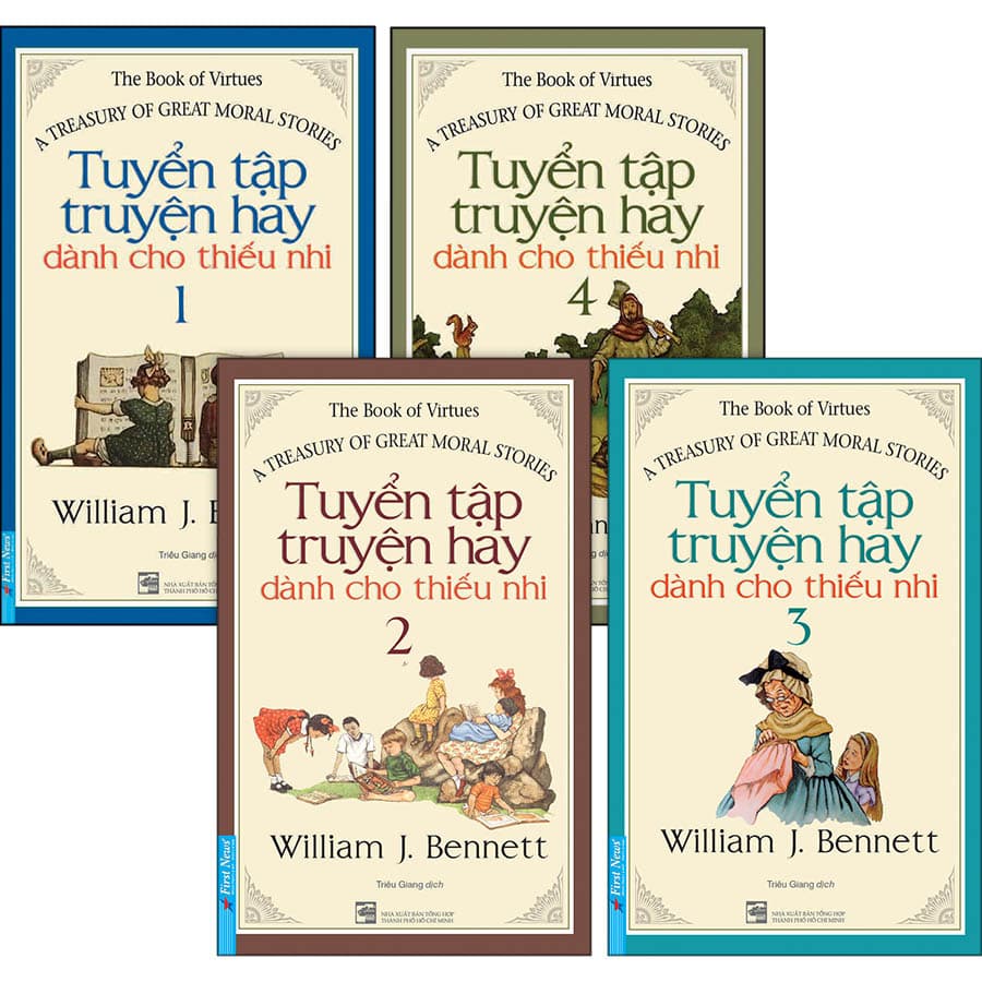 Combo 4 Cuốn Bộ Tuyển Tập Truyện Hay Dành Cho Thiếu Nhi Tái Bản