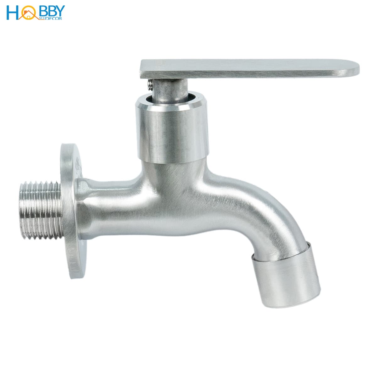 Vòi xả hồ cấp nước máy giặt xả rửa sàn inox 304 Hobby home decor VIN2 Xả ngắn xả nước chậu rửa