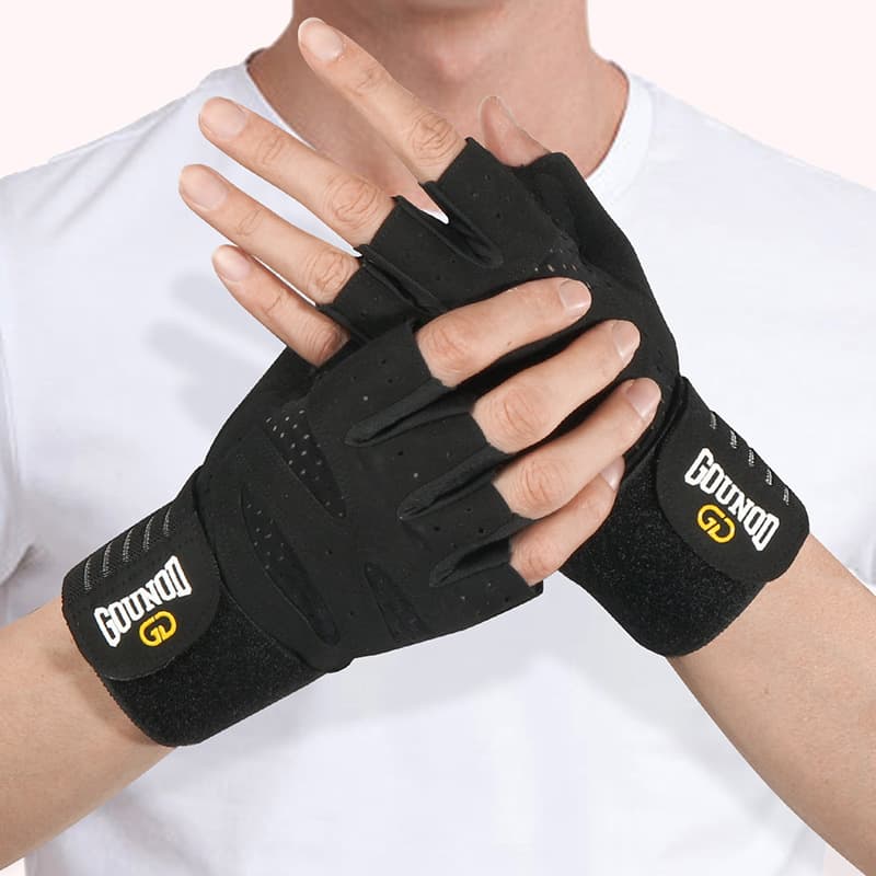 Bao găng tay tập gym kết hợp quấn bảo vệ cổ tay Cleacco J55 BORO SPORT S
