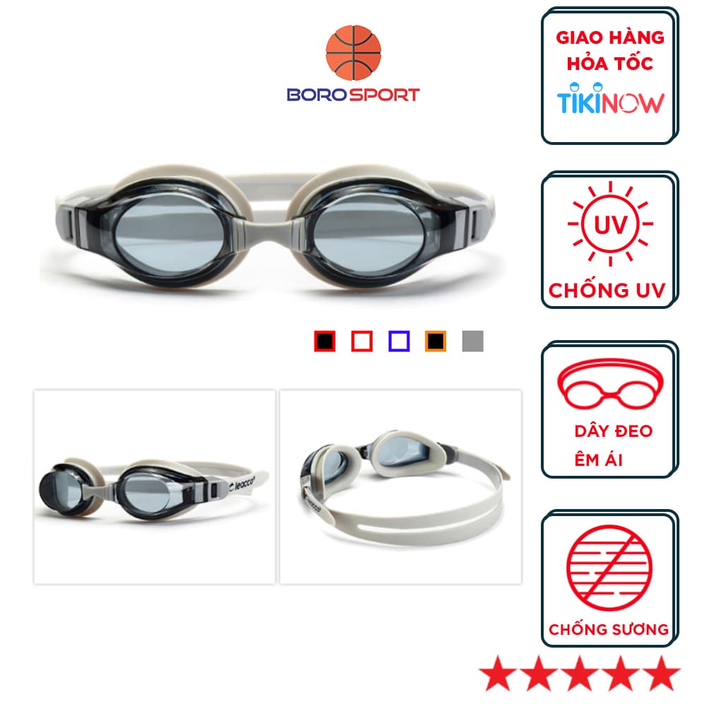 Kính bơi chống tia UV Chống sương mù bảo vệ mắt YESURE Cleacco Xám