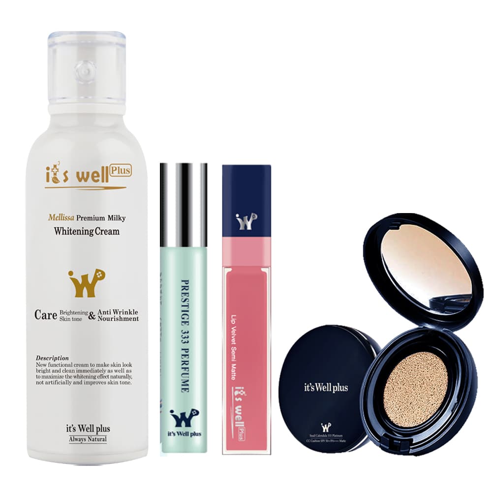 Bộ trang điểm tiện lợi Its Well Plus cho da dầu 01. Hồng đất