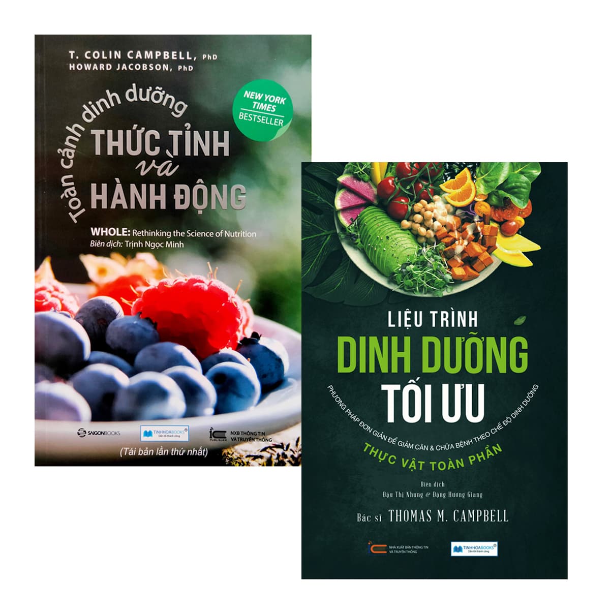 Combo 2 Cuốn Sách Về Dinh Dưỡng Hay Nhất Toàn Cảnh Dinh Dưỡng Thức Tỉnh Và Hành Động Liệu Trình Dinh Dưỡng Tối Ưu