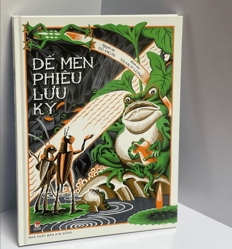 bản comic của Tạ Huy Long DẾ MÈN PHIÊU LƯU KÝ bìa cứng in màu NXB Kim Đồng