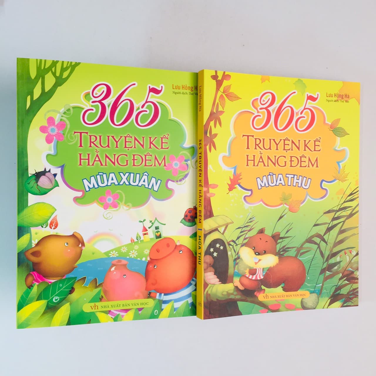 Combo 2 cuốn 365 Truyện Kể Hằng Đêm Mùa Xuân Mùa Thu