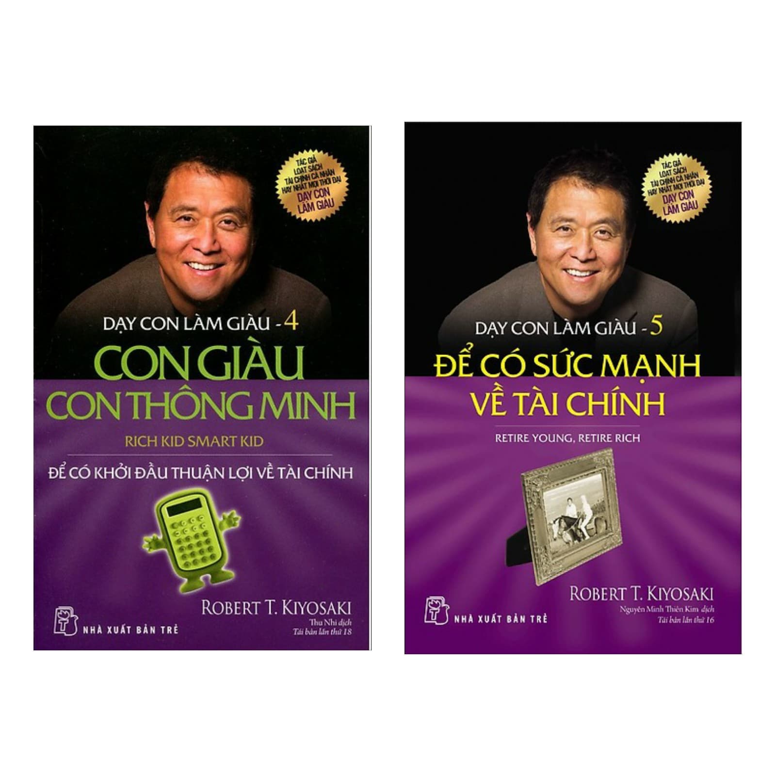 Combo 2 cuốn sách dậy con học kinh tế hay nhất Dạy Con Làm Giàu Tập 4 Con Giàu Con Thông Minh Dạy Con Làm Giàu 05 Để Có Sức Mạnh Về Tài Chính Tặng kèm Bookmark Happy Life