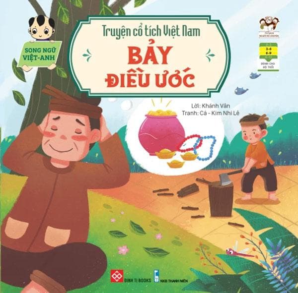 Truyện Cổ Tích Việt Nam Bảy Điều Ước Song ngữ Việt Anh