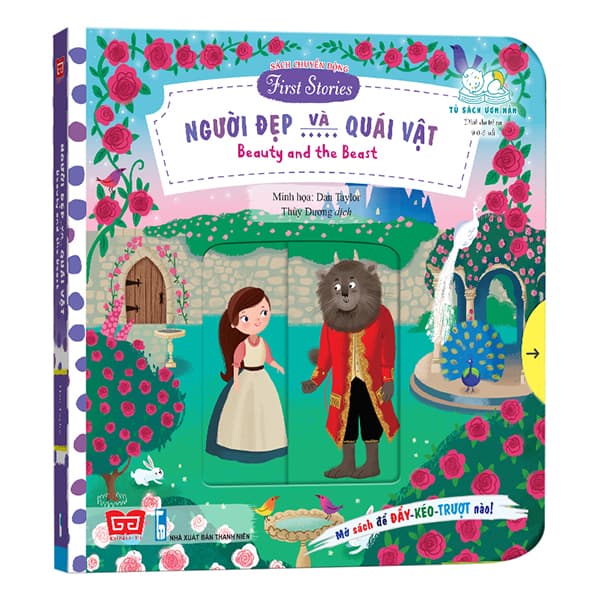 Sách Tương Tác Sách Chuyển Động First Stories Beauty And The Beast Người Đẹp Và Quái Vật