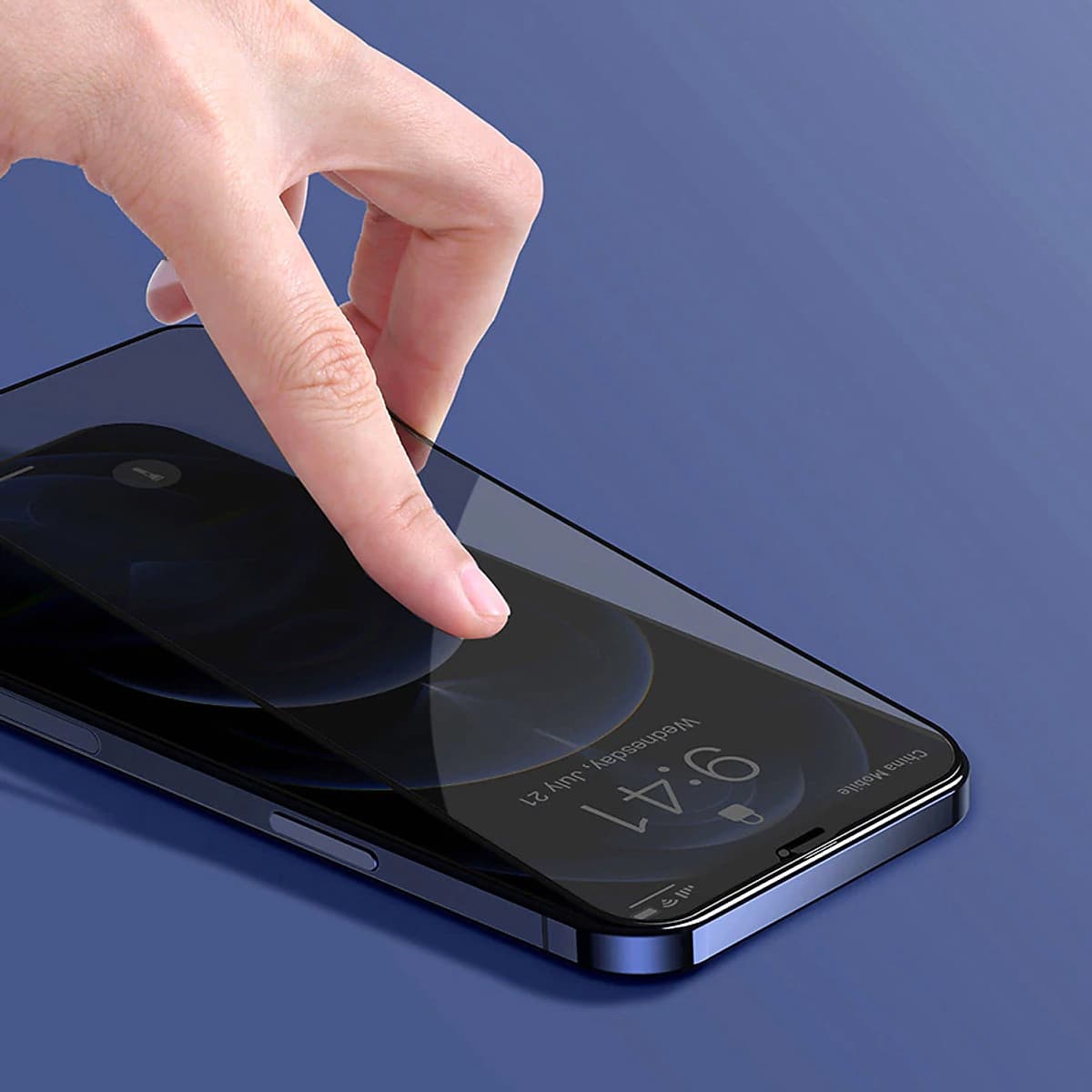 Kính Cường Lực Chống Nhìn Trộm KingKong Dành Cho iPhone Full Hộp Dán Full Màn Iphone 12 ProMax 6.7