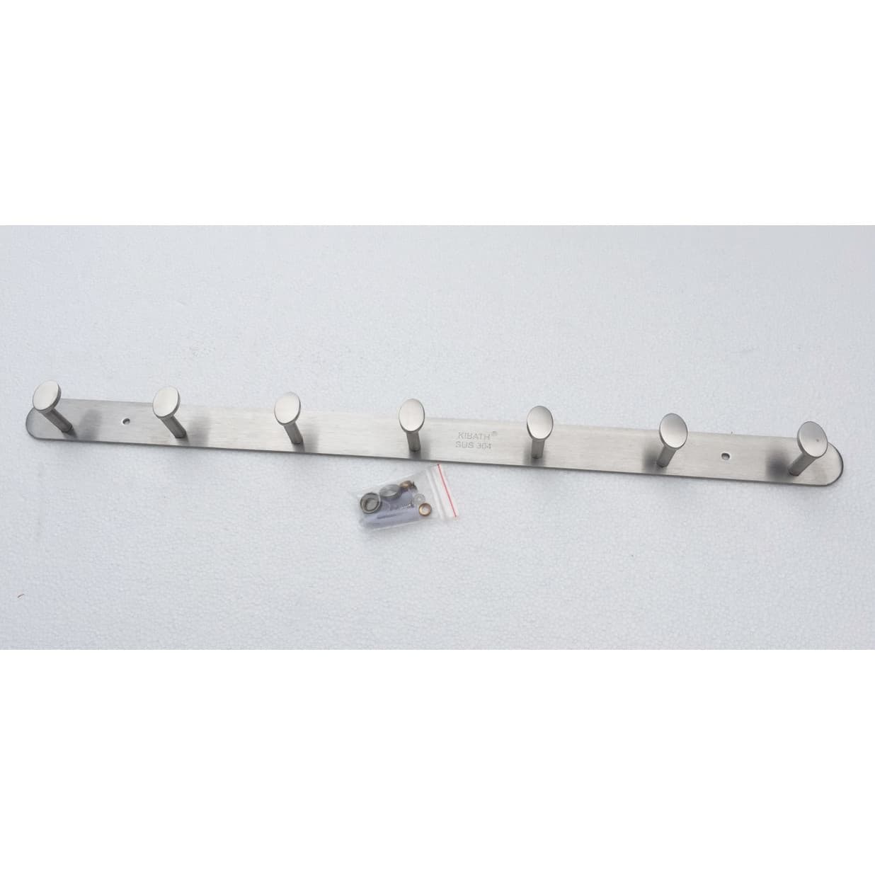 Móc treo quần áo 7 chấu inox 304 KIBATH INOX 04 MỜ