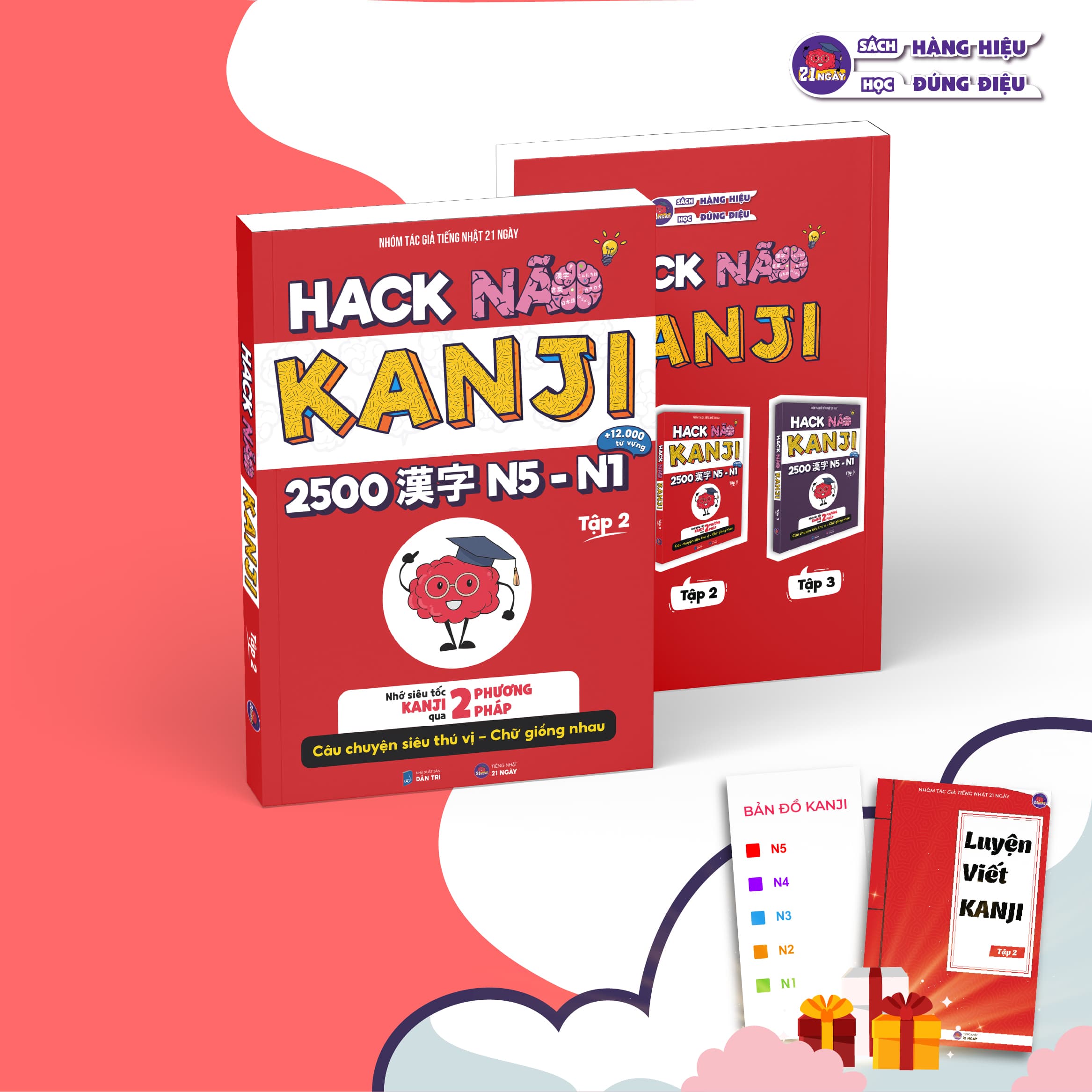 Hack Não Kanji Tập 2 Ghi Nhớ Nhanh Kanji Theo Câu Chuyện Thú Vị Và Bộ Giống Nhau