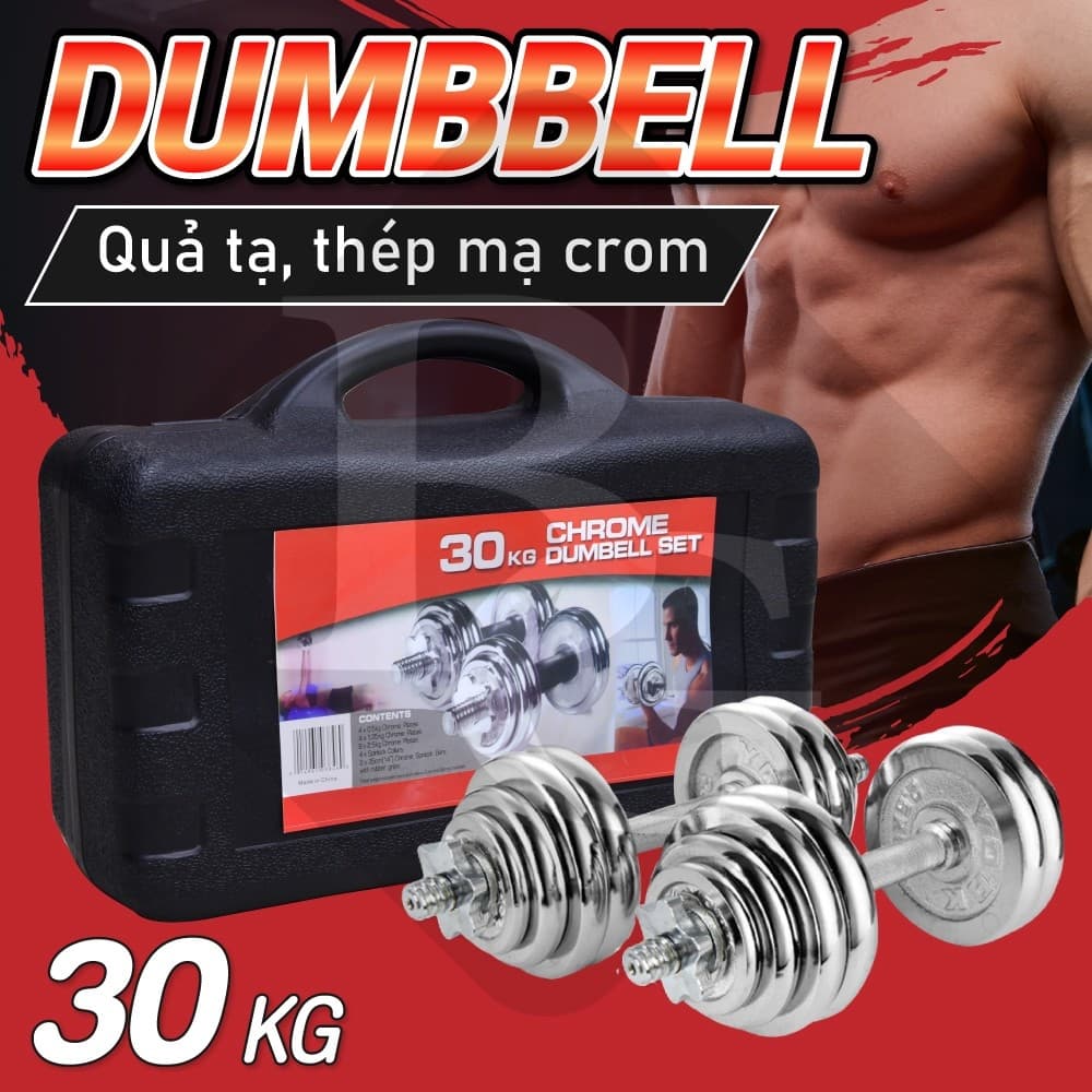 Bộ tạ tay cao cấp đa năng điều chỉnh Q301 15 kg 20 kg 30 kg mới nhất BG hàng nhập khẩu 30kg