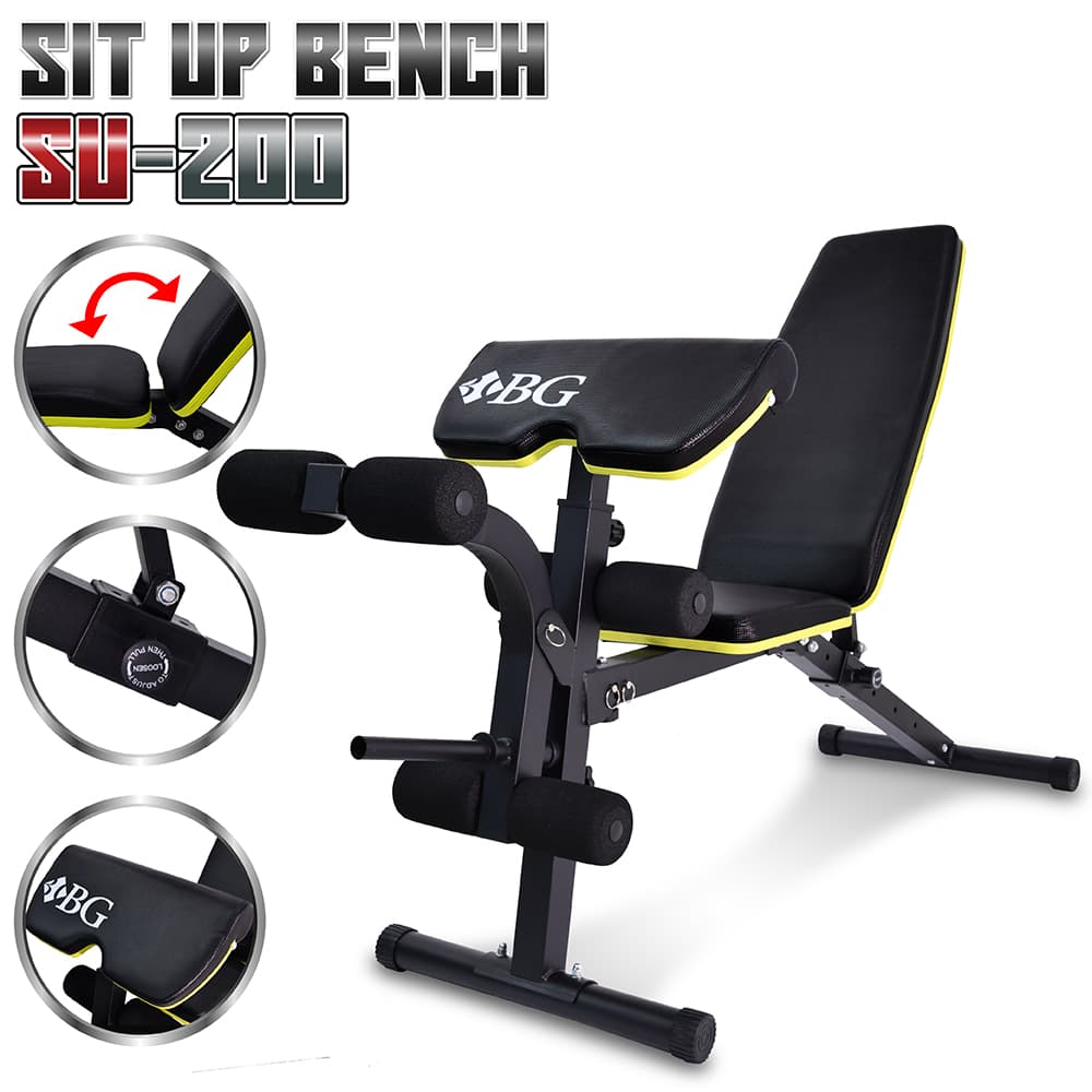 Ghế tập cơ bụng SU 200 đa năng cao cấp 2 in1