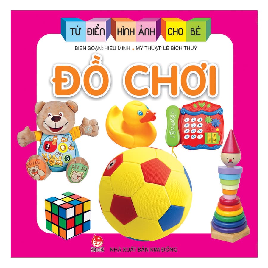 Sách Từ Điển Hình Ảnh Cho Bé Đồ Chơi Tái Bản 2019