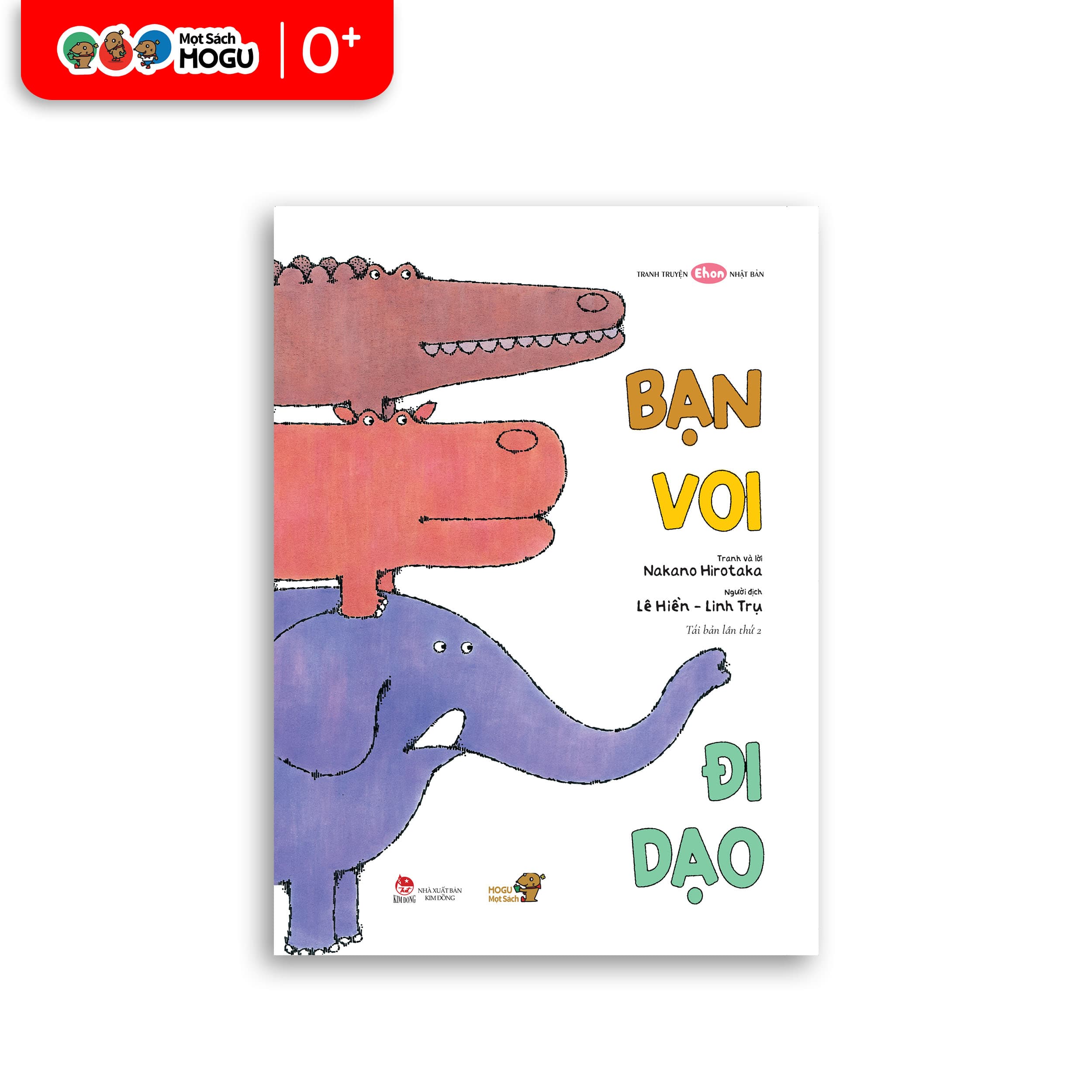 Truyện Ehon bé 1 2 3 tuổi Bạn Voi Đi Dạo