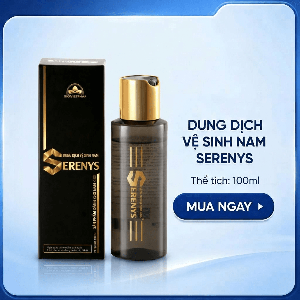Gel Dung Dịch Vệ Sinh Khử Mùi Phụ Khoa Nam Serenys 100ml