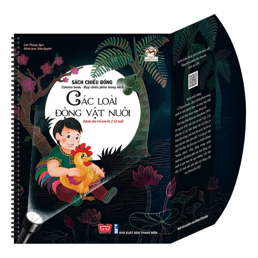 Sách Tương Tác Sách Chiếu Bóng Cinema Book Rạp Chiếu Phim Trong Sách Các Loài Động Vật Nuôi