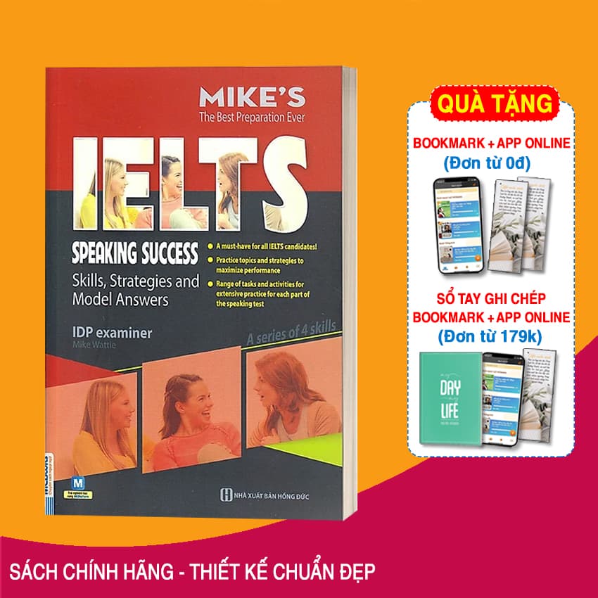 Ielts SpeakingSuccess Skills Strategies and Model Answers Bộ Sách Ielts Mike Tặng Bookmark PL