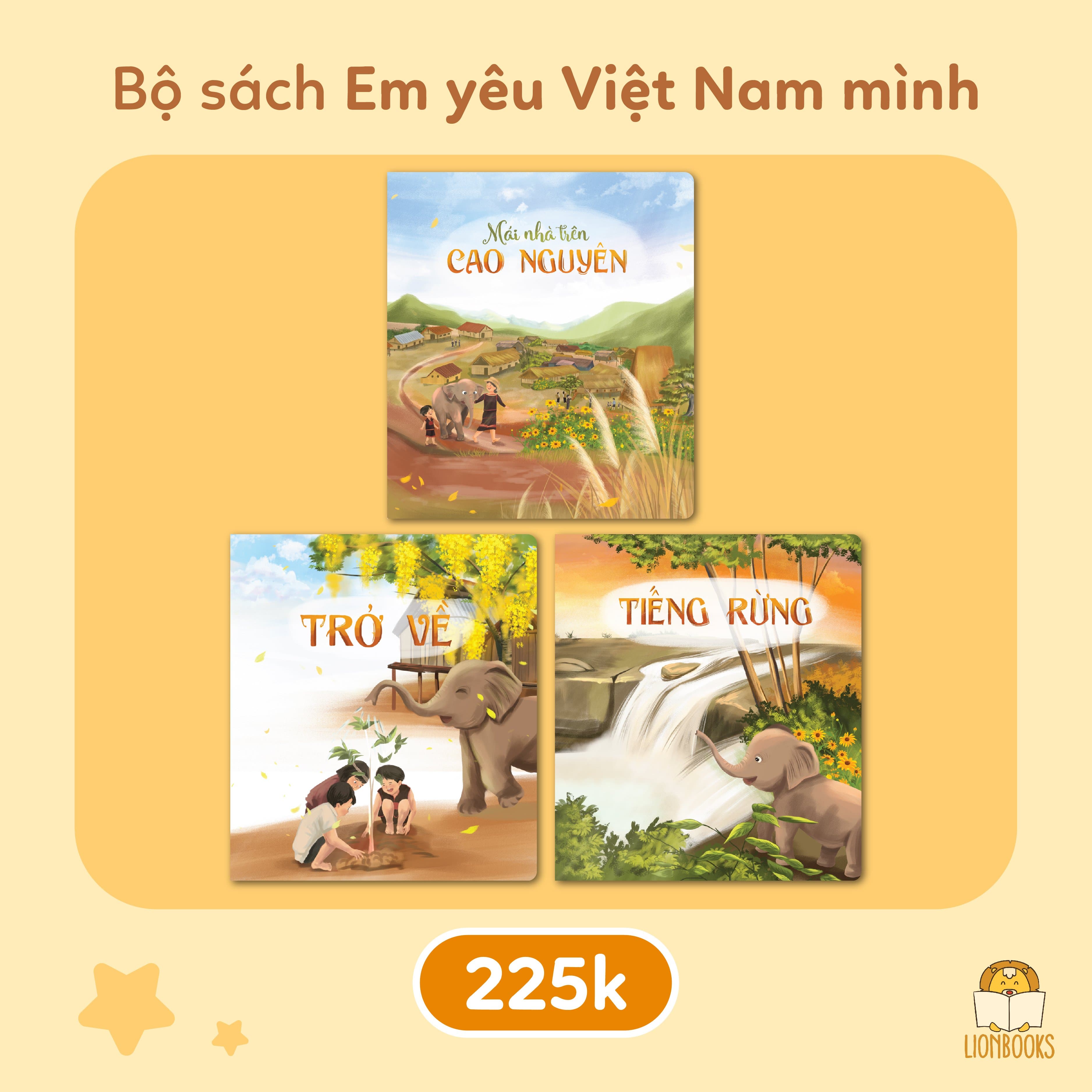 Series Sách Em Yêu Việt Nam Mình Truyện Kể Cho Bé Trước Giờ Đi Ngủ Sách Cho Bé 0 3 4 5 6 Tuổi Bộ sách Tây Nguyên