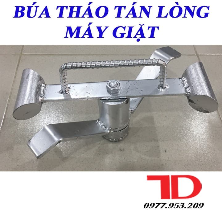 Búa tháo tán lồng máy giặt 36 38 bộ van tháo ốc máy giặt 36 38 MÀU BẠC