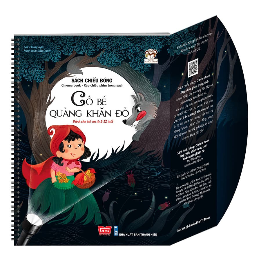 Sách Tương Tác Sách Chiếu Bóng Cinema Book Rạp Chiếu Phim Trong Sách Cô Bé Quàng Khăn Đỏ