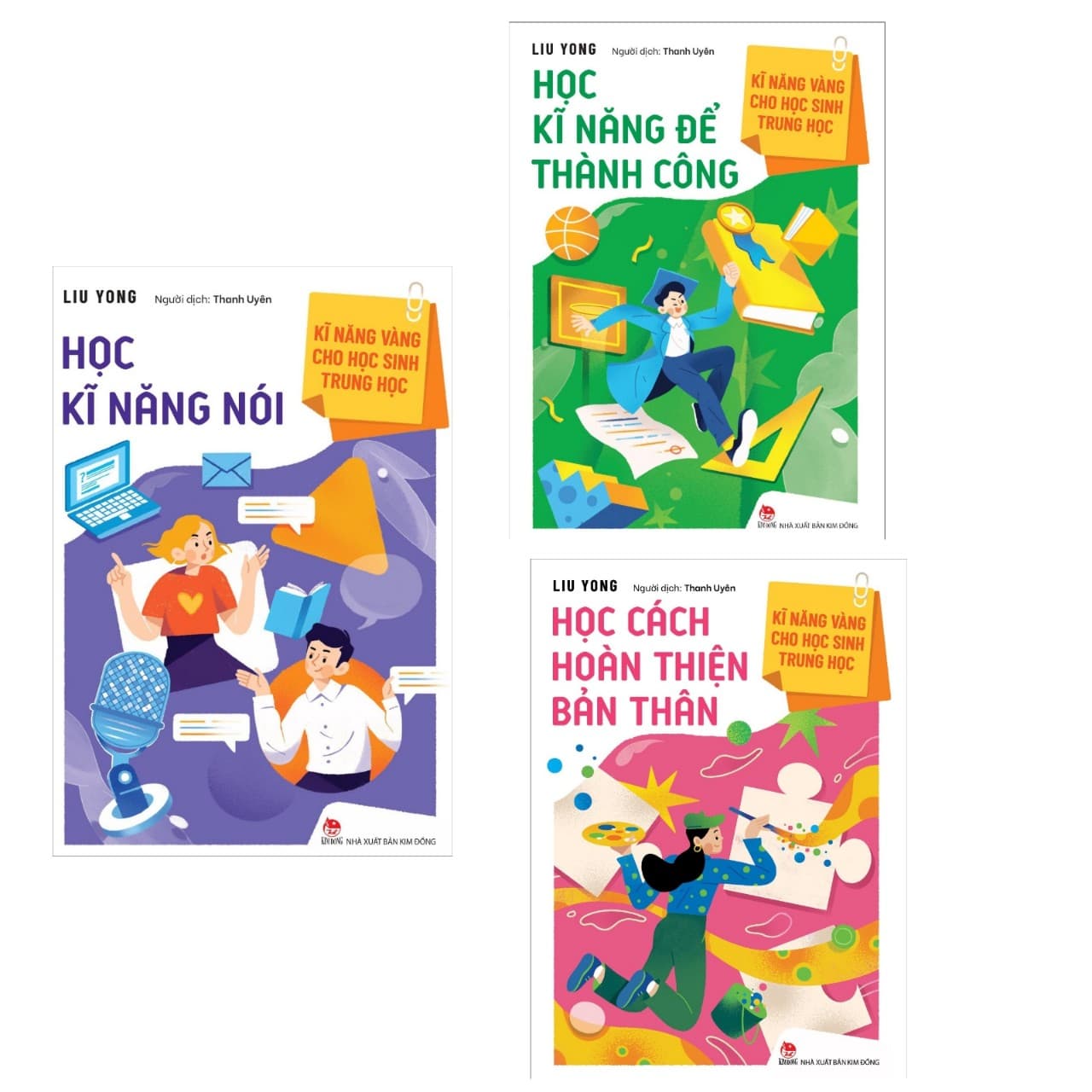 Combo 3 Cuốn Sách Kỹ Năng Vàng Cho Học Sinh Trung Học Học Cách Hoàn Thiện Bản Thân Học Kỹ Năng Nói Học Kỹ Năng Để Thành Công Tặng Kèm Bookmark Phương Đông