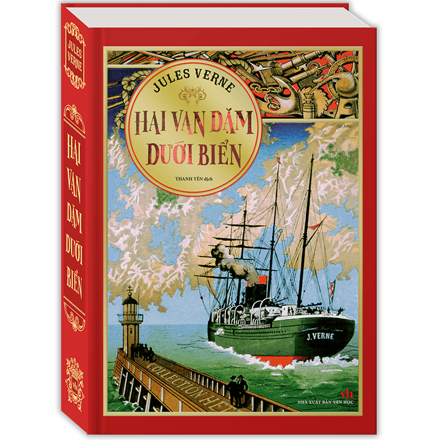 Sách Hai Vạn Dặm Dưới Biển Bìa Cứng