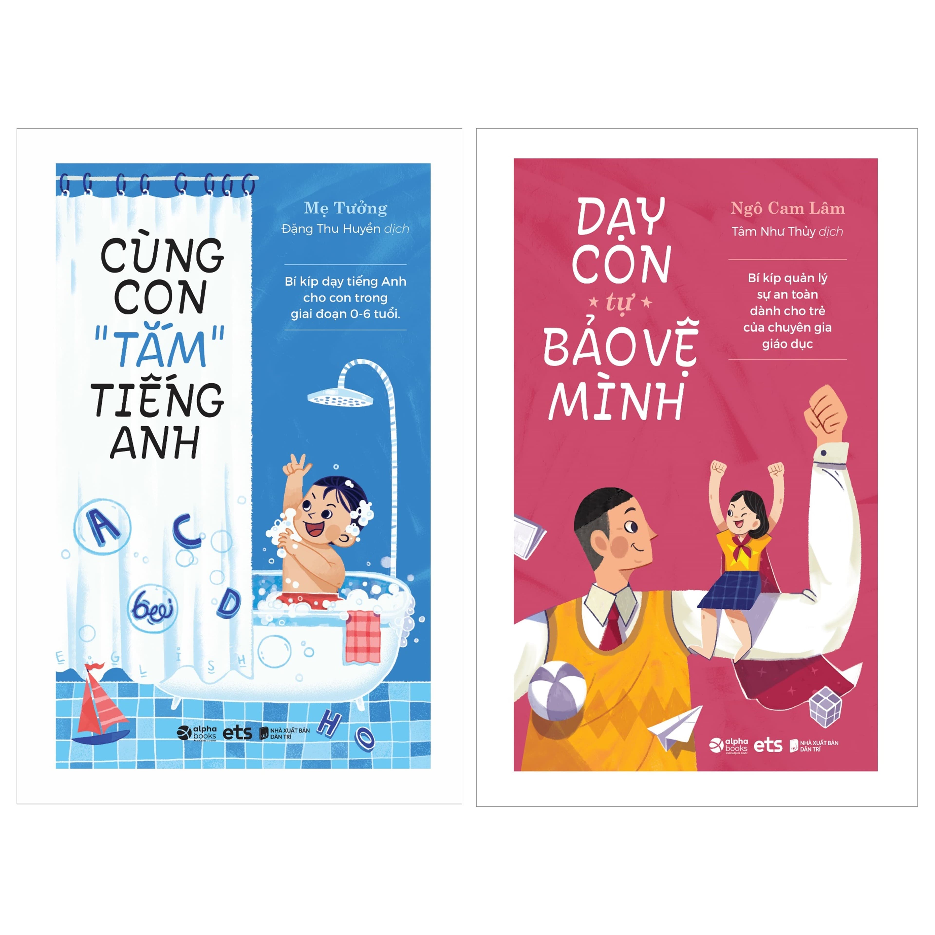 Combo Cùng Con Tắm Tiếng Anh Dạy Con Tự Bảo Vệ Mình
