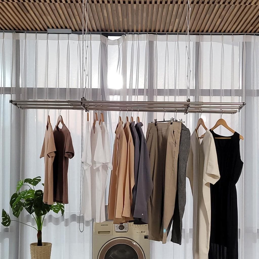 Giàn phơi thông minh treo trần Wellex CH4190 không phụ kiện