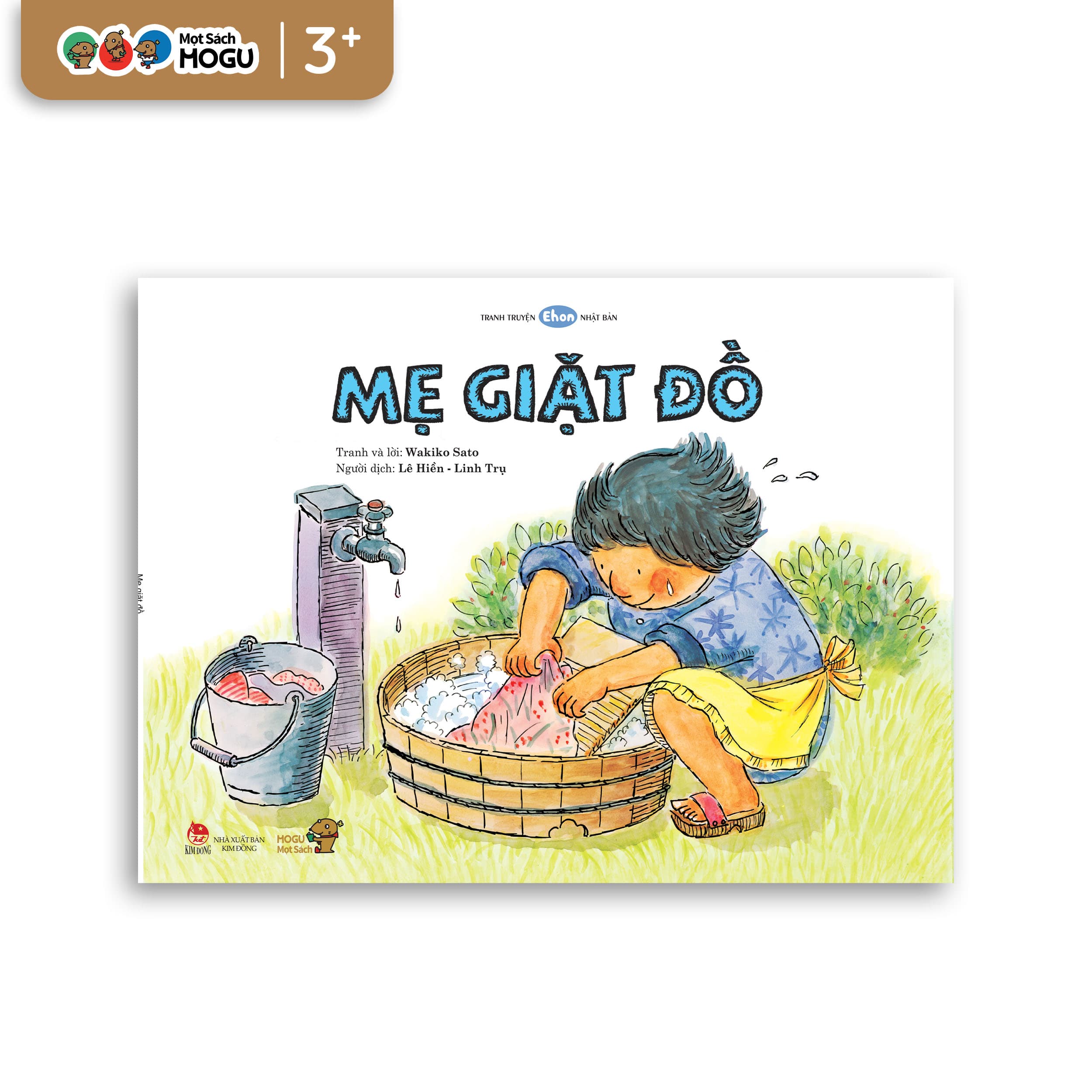 Truyện Ehon bé 3 4 5 tuổi Mẹ Giặt Đồ