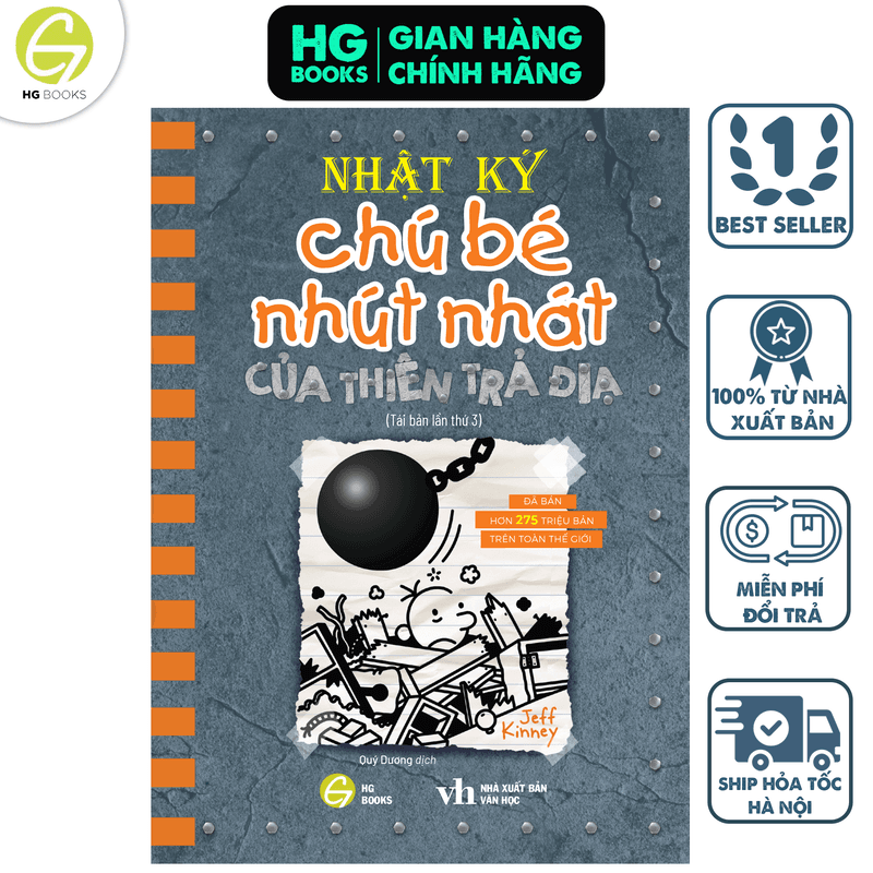 Nhật Ký Chú Bé Nhút Nhát Tập 14 Của Thiên Trả Địa Phiên bản Tiếng Việt