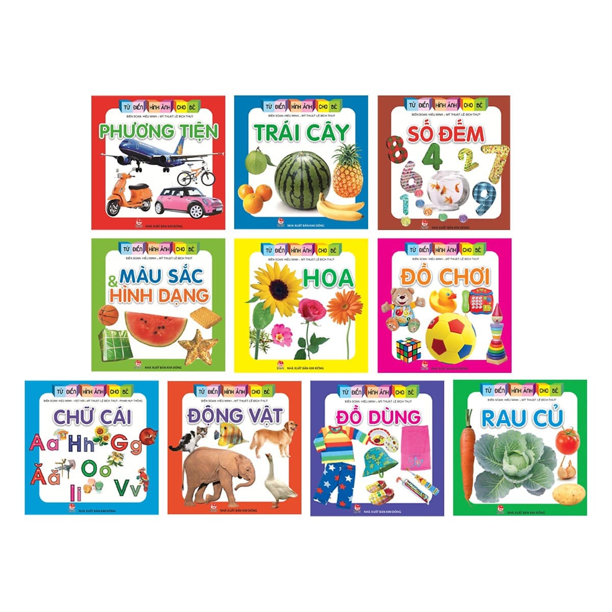 Combo Bộ 10 Cuốn Từ Điển Hình Ảnh Cho Bé Phương Tiện Trái Cây Số Đếm Màu Sắc Và Hình Dạng Hoa Đồ Chơi Chữ Cái Động Vật Đồ Dùng Rau Củ Sách Học Vui Cho Bé Từ 0 3 Tuổi Tặng Kèm Bookmark Happy Life