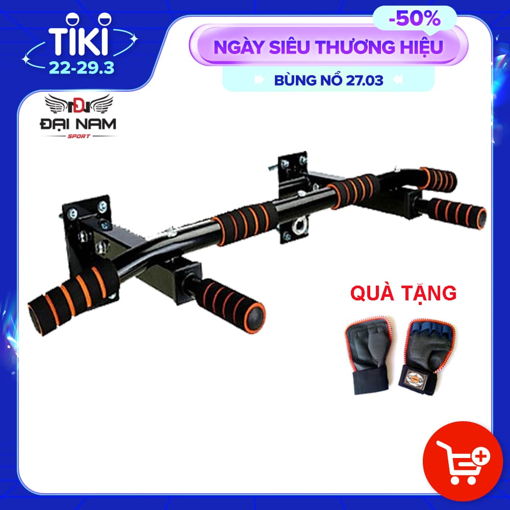 Xà đơn treo tường đa năng Đại Nam Sport DNS P90X Kèm găng tay tập xà