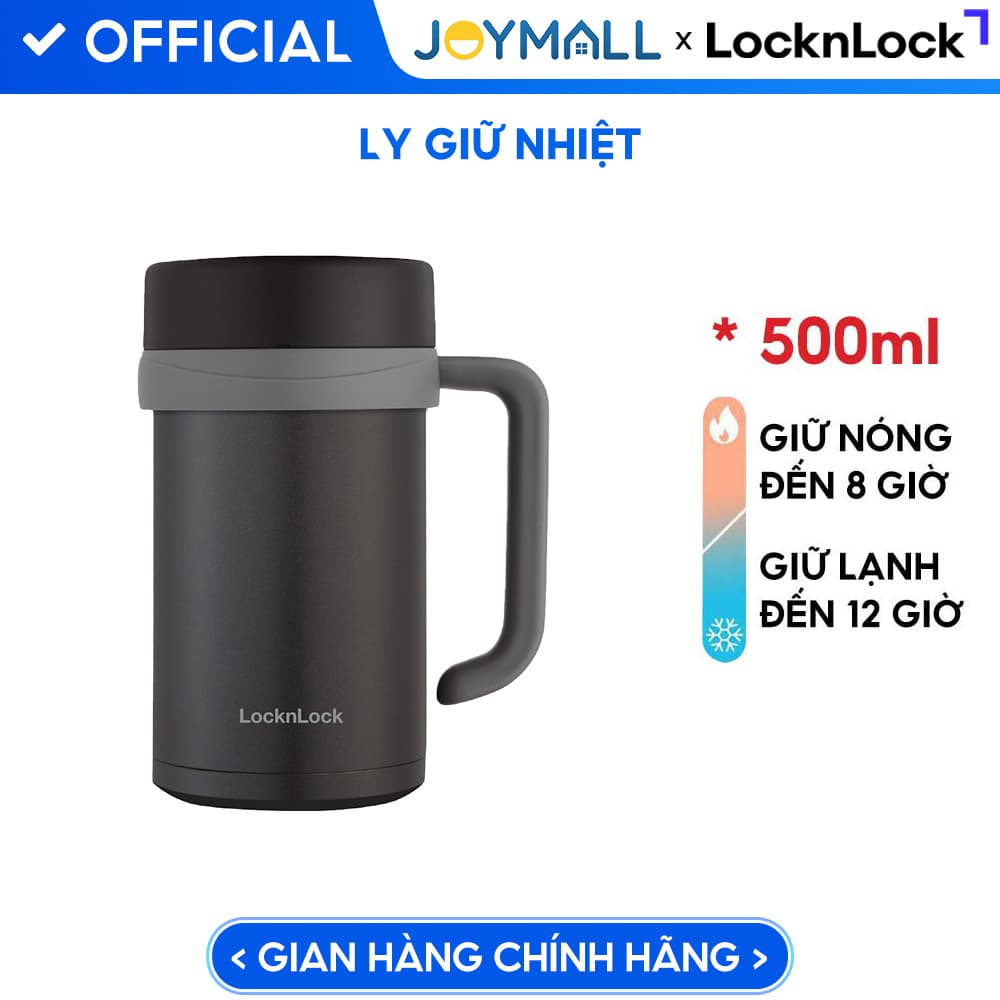 Bình Giữ Nhiệt Lock&Lock Basic Table LHC4026B 500ml Đen