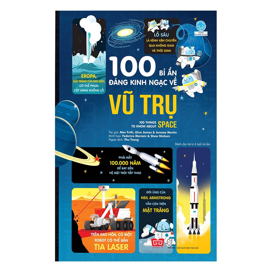 Sách 100 Bí Ẩn Đáng Kinh Ngạc Về Vũ Trụ USBORNE 100 Things To Know About Space
