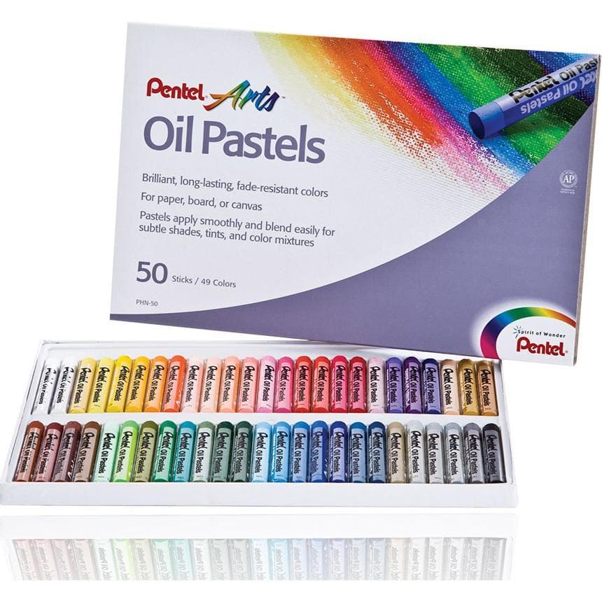 Sáp dầu Pentel 50 màu Oil Pastels Sáp màu