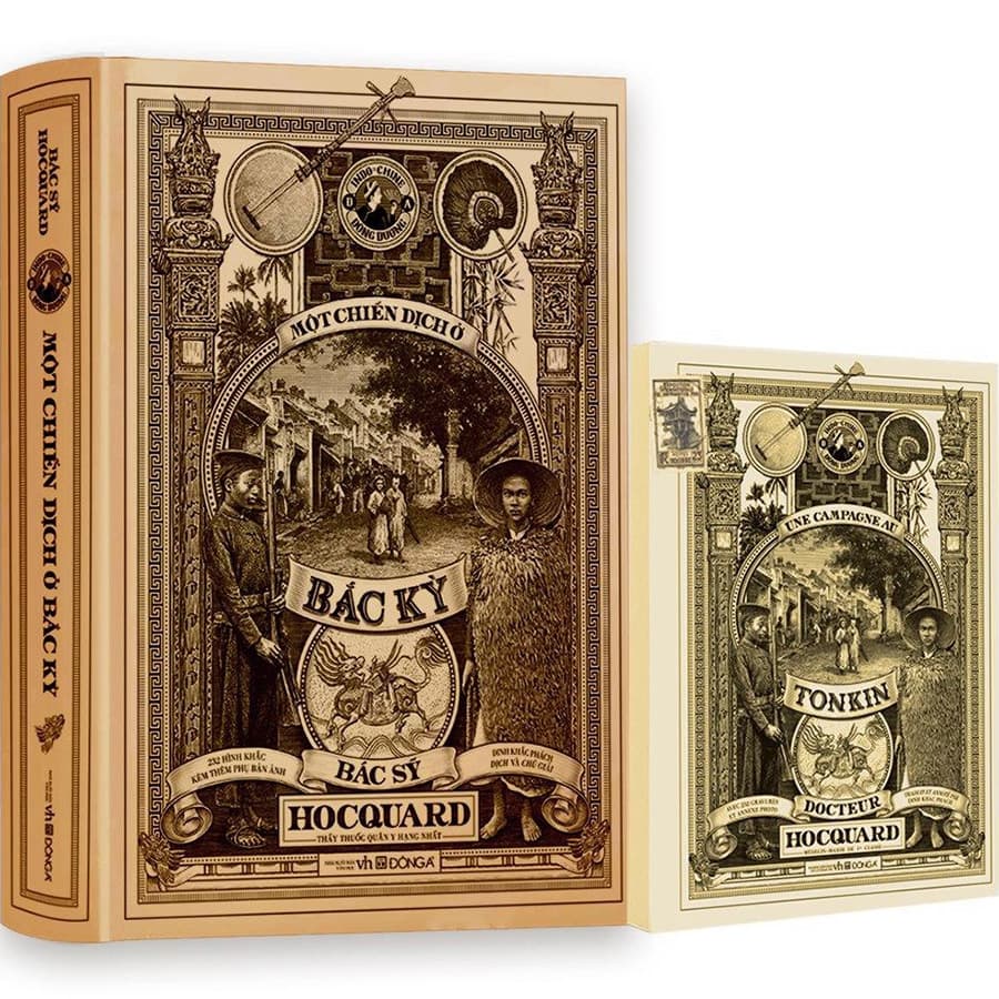 Sách Một Chiến Dịch Ở Bắc Kỳ Ấn Bản Cao Cấp Bìa CứngTặng Kèm Hộp Postcard 12 Tấm