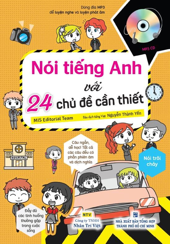 Sách Nói Tiếng Anh Với 24 Chủ Đề Cần Thiết Kèm file MP3
