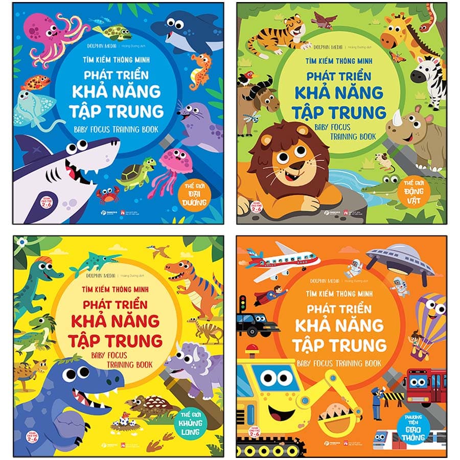 Combo 4 Cuốn Tìm Kiếm Thông Minh Phát Triển Khả Năng Tập Trung