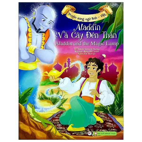 Sách Aladdin Và Cây Đèn Thần Song Ngữ Anh Việt