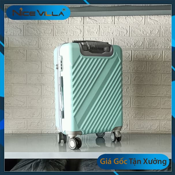 Vali Kéo Thời Trang NiceVilla Size 20inch &24 Inch &28inch Size 20 inch Xanh ngọc
