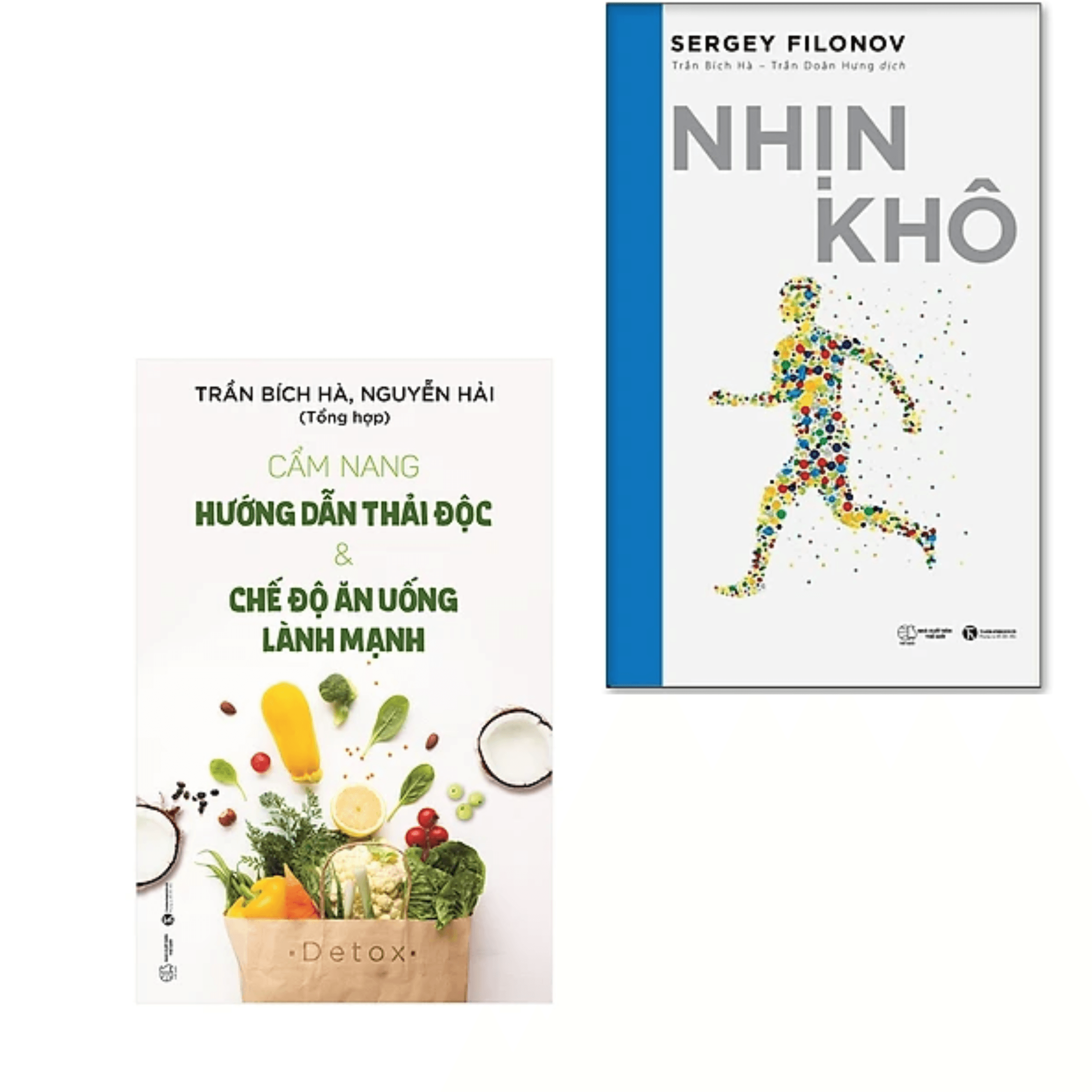 Combo 2Q Sách Y Học Chăm Sóc Sức Khỏe Nhịn Khô Cẩm Nang Hướng Dẫn Thải Độc &Chế Độ Ăn Uống Lành Mạnh
