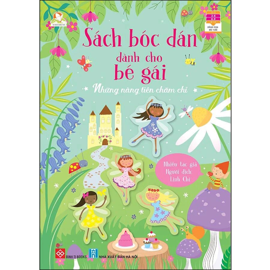 Sách Bóc Dán Dành Cho Bé Gái Những Nàng Tiên Chăm Chỉ