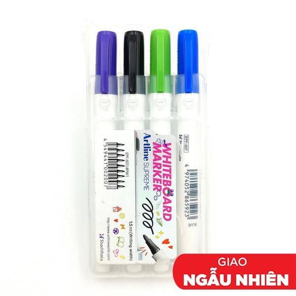 Hộp 4 Bút Lông Bảng 1.0 mm Artline Supreme Màu Mực Giao Ngẫu Nhiên